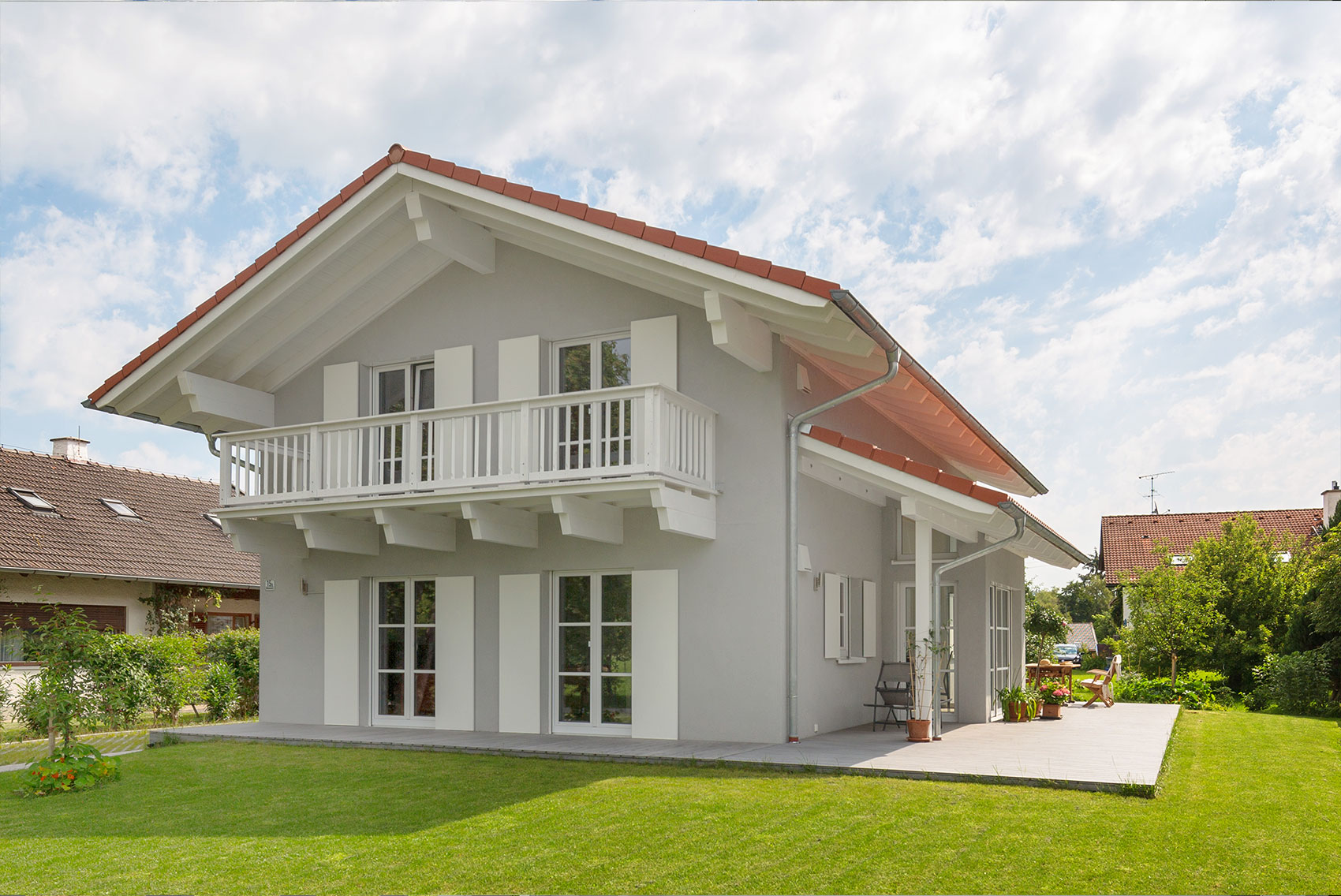 Haus Ulmensee · Giebel mit Balkon