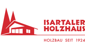 ISARTALER HOLZHAUS – Logo mit Claim "Holzbau seit 1924"